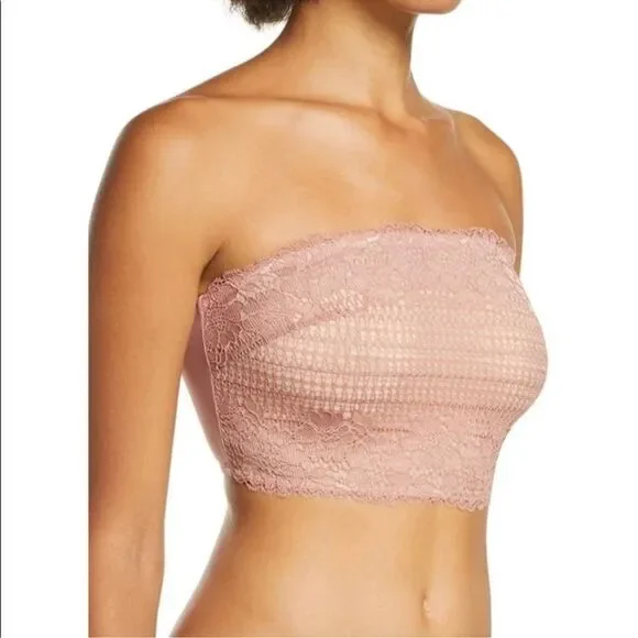 Free People Bra Camila Bandeau Vintage Rose M - Picture 3 of 6